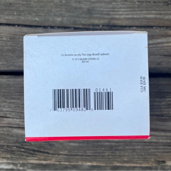 HALLMARK ‘LET IT GO’ GLASS TEARDROP CHRISTMAS ORNAMENT - Picture 5 of 7